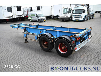 Transporter kontejnera/ Poluprikolica s izmjenjivim sanducima Schweriner Nutzfahrzeuge CS 20 CHASSIS | 20ft * STEEL SUSPENSION * BPW / DRUM * 9x AVAILABLE: slika Transporter kontejnera/ Poluprikolica s izmjenjivim sanducima Schweriner Nutzfahrzeuge CS 20 CHASSIS | 20ft * STEEL SUSPENSION * BPW / DRUM * 9x AVAILABLE
