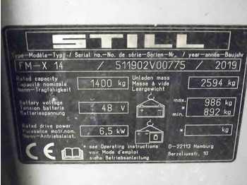 Regalni viličar Still FM-X14: slika Regalni viličar Still FM-X14