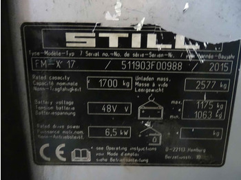 Regalni viličar Still FM-X17: slika Regalni viličar Still FM-X17