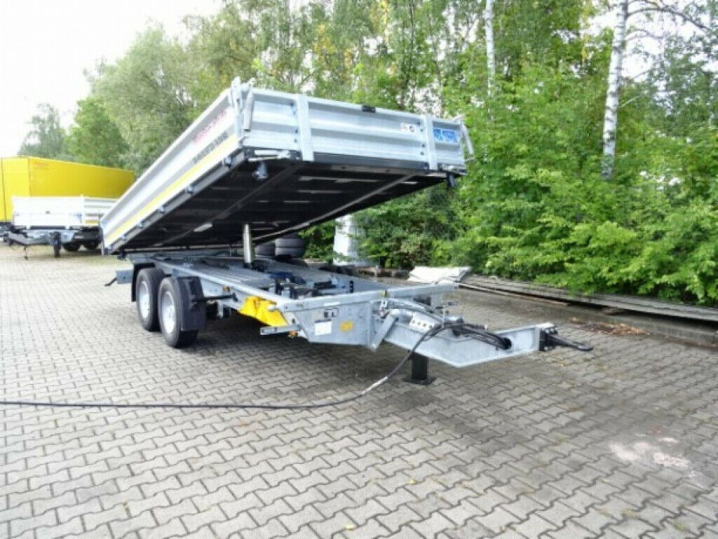 Kiper prikolica Möslein  13 t Tandem 3- Seitenkipper Tieflader-- Neufahr: slika Kiper prikolica Möslein  13 t Tandem 3- Seitenkipper Tieflader-- Neufahr