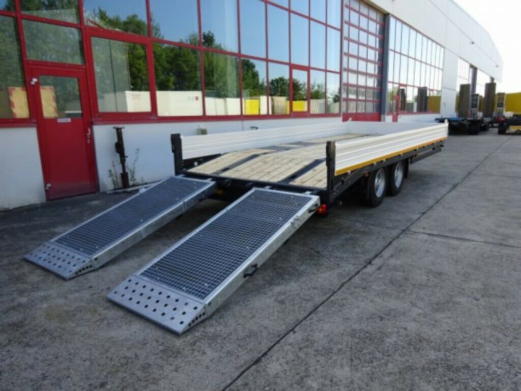 Prikolica s niskim utovarivačem Möslein  Tandemtieflader mit breiten RampenNeufahrzeug: slika Prikolica s niskim utovarivačem Möslein  Tandemtieflader mit breiten RampenNeufahrzeug