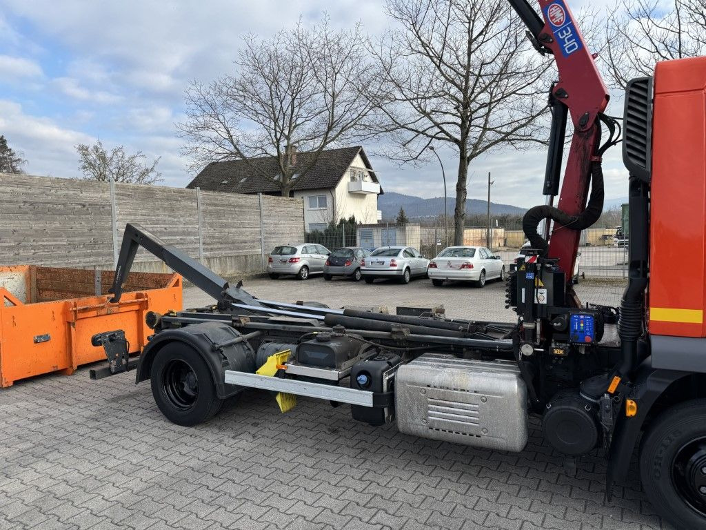 Kamion s kukastom dizalicom, Kamion s kranom DAF FA LF 180 8t / Abrollkipper, Ladekran   Containe: slika Kamion s kukastom dizalicom, Kamion s kranom DAF FA LF 180 8t / Abrollkipper, Ladekran   Containe