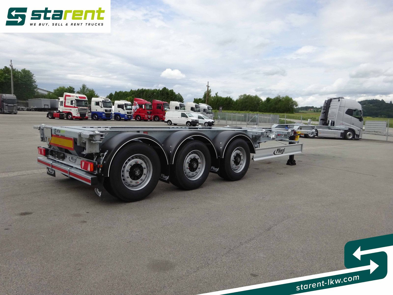 Fliegl Containerchassis ADR, 1x20/2x20/1x30/1x40/1x45 - Transporter kontejnera/ Poluprikolica s izmjenjivim sanducima: slika Fliegl Containerchassis ADR, 1x20/2x20/1x30/1x40/1x45 - Transporter kontejnera/ Poluprikolica s izmjenjivim sanducima Fliegl Containerchassis ADR, 1x20/2x20/1x30/1x40/1x45 - Transporter kontejnera/ Poluprikolica s izmjenjivim sanducima: slika Fliegl Containerchassis ADR, 1x20/2x20/1x30/1x40/1x45 - Transporter kontejnera/ Poluprikolica s izmjenjivim sanducima