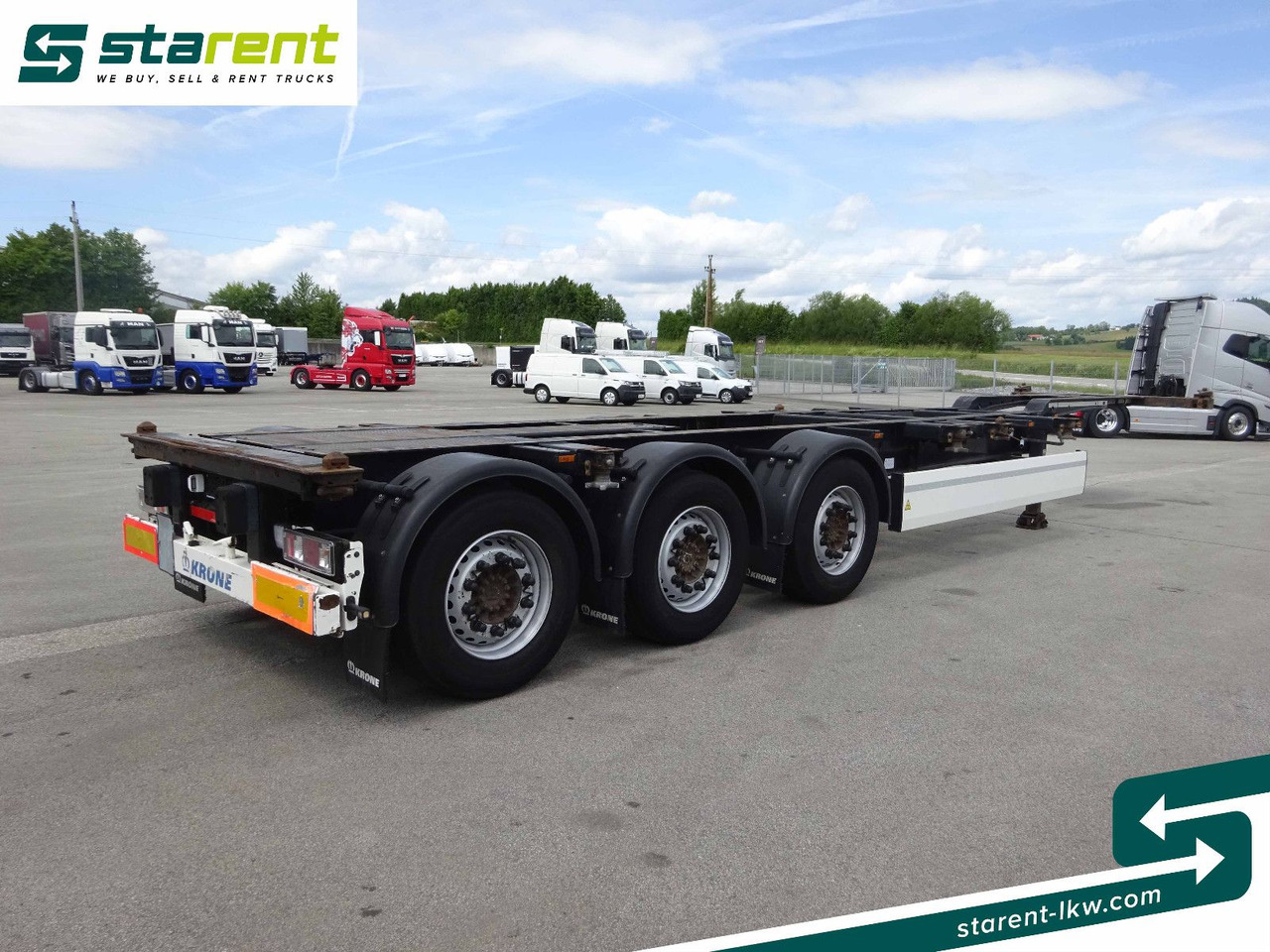 Krone Containerchassis 1x20/2x20/1x40/1x45, Liftachse - Transporter kontejnera/ Poluprikolica s izmjenjivim sanducima: slika Krone Containerchassis 1x20/2x20/1x40/1x45, Liftachse - Transporter kontejnera/ Poluprikolica s izmjenjivim sanducima Krone Containerchassis 1x20/2x20/1x40/1x45, Liftachse - Transporter kontejnera/ Poluprikolica s izmjenjivim sanducima: slika Krone Containerchassis 1x20/2x20/1x40/1x45, Liftachse - Transporter kontejnera/ Poluprikolica s izmjenjivim sanducima