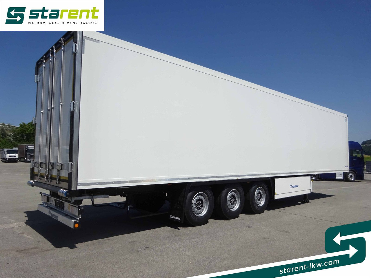 Poluprikolica sa zatvorenim sandukom Krone Thermotrailer Carrier Vector 1550, Zurrleisten: slika Poluprikolica sa zatvorenim sandukom Krone Thermotrailer Carrier Vector 1550, Zurrleisten