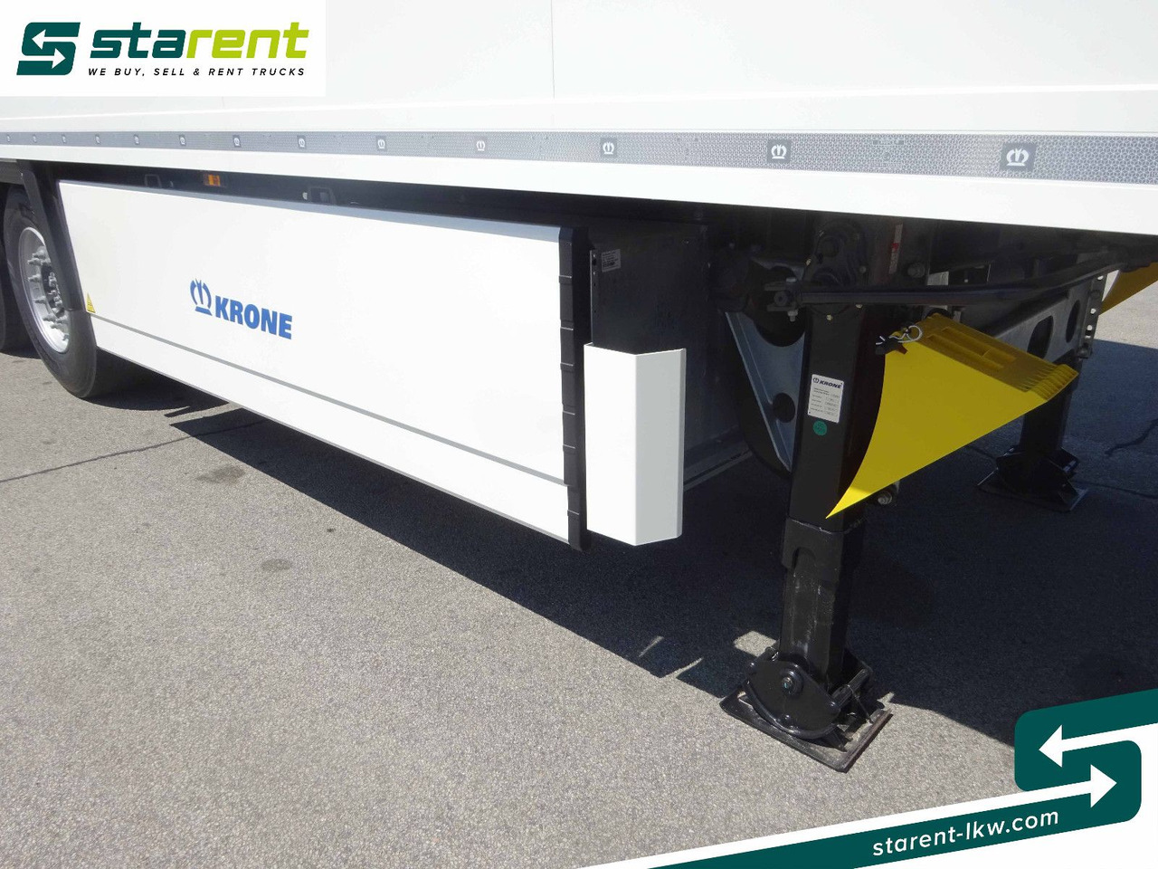 Poluprikolica sa zatvorenim sandukom Krone Thermotrailer Carrier Vector 1550, Zurrleisten: slika Poluprikolica sa zatvorenim sandukom Krone Thermotrailer Carrier Vector 1550, Zurrleisten