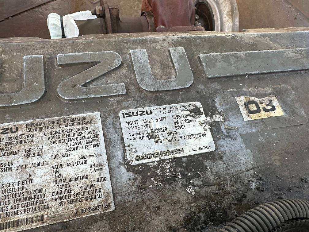 Isuzu 6WG1X 250hours only zx870 - Motor za Građevinski strojevi: slika Isuzu 6WG1X 250hours only zx870 - Motor za Građevinski strojevi Isuzu 6WG1X 250hours only zx870 - Motor za Građevinski strojevi: slika Isuzu 6WG1X 250hours only zx870 - Motor za Građevinski strojevi