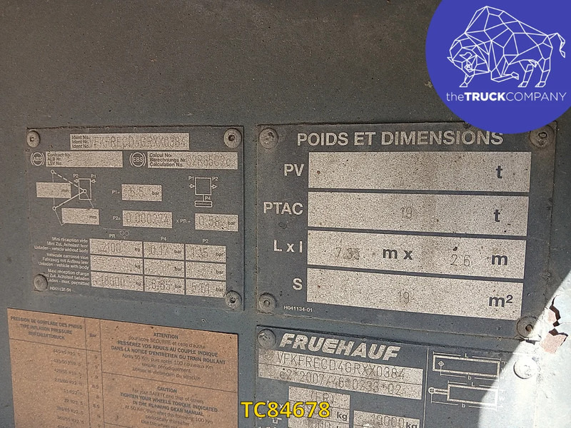 Prikolica s ceradom Fruehauf: slika Prikolica s ceradom Fruehauf Prikolica s ceradom Fruehauf: slika Prikolica s ceradom Fruehauf