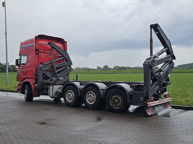 Transporter kontejnera/ Kamion s izmjenjivim sanducima Scania R164.480 SIDE LOADER: slika Transporter kontejnera/ Kamion s izmjenjivim sanducima Scania R164.480 SIDE LOADER