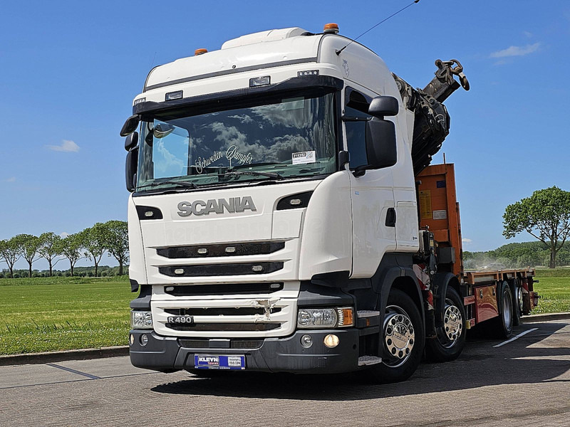 Scania R490 HMF 6020 - Kamion s otvorenim sandukom, Kamion s kranom: slika Scania R490 HMF 6020 - Kamion s otvorenim sandukom, Kamion s kranom Scania R490 HMF 6020 - Kamion s otvorenim sandukom, Kamion s kranom: slika Scania R490 HMF 6020 - Kamion s otvorenim sandukom, Kamion s kranom