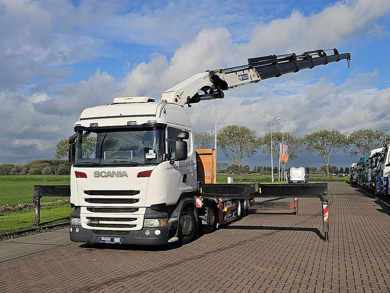 Scania R490 - Kamion s otvorenim sandukom, Kamion s kranom: slika Scania R490 - Kamion s otvorenim sandukom, Kamion s kranom Scania R490 - Kamion s otvorenim sandukom, Kamion s kranom: slika Scania R490 - Kamion s otvorenim sandukom, Kamion s kranom