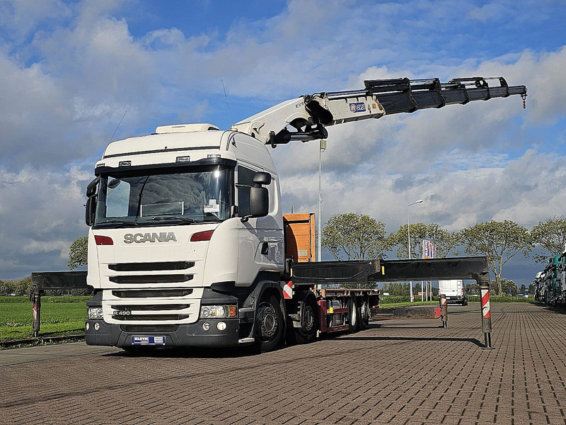 Scania R490 - Kamion s otvorenim sandukom, Kamion s kranom: slika Scania R490 - Kamion s otvorenim sandukom, Kamion s kranom Scania R490 - Kamion s otvorenim sandukom, Kamion s kranom: slika Scania R490 - Kamion s otvorenim sandukom, Kamion s kranom