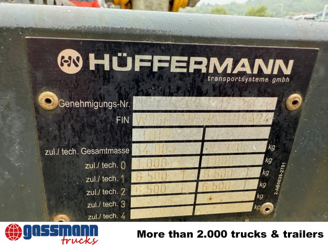Hüffermann HTM 13.35 P Absetzanhänger - Transporter kontejnera/ Prikolica s izmjenjivim sanducima: slika Hüffermann HTM 13.35 P Absetzanhänger - Transporter kontejnera/ Prikolica s izmjenjivim sanducima Hüffermann HTM 13.35 P Absetzanhänger - Transporter kontejnera/ Prikolica s izmjenjivim sanducima: slika Hüffermann HTM 13.35 P Absetzanhänger - Transporter kontejnera/ Prikolica s izmjenjivim sanducima