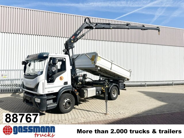 Iveco EuroCargo ML160E28 4x2 mit Kran Hiab XS099E-3 - Kiper, Kamion s kranom: slika Iveco EuroCargo ML160E28 4x2 mit Kran Hiab XS099E-3 - Kiper, Kamion s kranom Iveco EuroCargo ML160E28 4x2 mit Kran Hiab XS099E-3 - Kiper, Kamion s kranom: slika Iveco EuroCargo ML160E28 4x2 mit Kran Hiab XS099E-3 - Kiper, Kamion s kranom