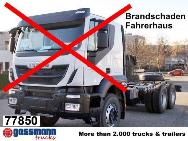 Iveco Trakker AD260T45 6x4, BRANDSCHADEN FAHRERHAUS! - Kamion-šasija: slika Iveco Trakker AD260T45 6x4, BRANDSCHADEN FAHRERHAUS! - Kamion-šasija Iveco Trakker AD260T45 6x4, BRANDSCHADEN FAHRERHAUS! - Kamion-šasija: slika Iveco Trakker AD260T45 6x4, BRANDSCHADEN FAHRERHAUS! - Kamion-šasija