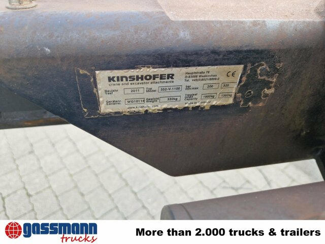 Kinshofer 332V -1100 Drehservo, Bj.2011 - Hvataljka: slika Kinshofer 332V -1100 Drehservo, Bj.2011 - Hvataljka Kinshofer 332V -1100 Drehservo, Bj.2011 - Hvataljka: slika Kinshofer 332V -1100 Drehservo, Bj.2011 - Hvataljka