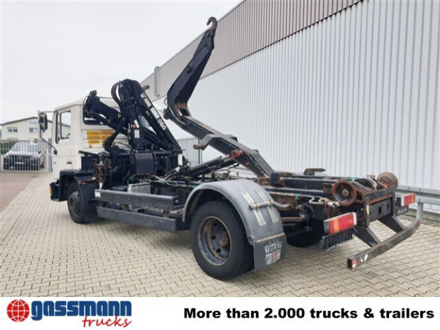 Kamion s kukastom dizalicom, Kamion s kranom MAN 14.152 F 4x2 BB mit Kran Hiab 060-2: slika Kamion s kukastom dizalicom, Kamion s kranom MAN 14.152 F 4x2 BB mit Kran Hiab 060-2