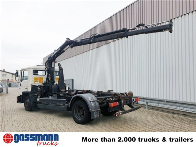 Kamion s kukastom dizalicom, Kamion s kranom MAN 14.152 F 4x2 BB mit Kran Hiab 060-2: slika Kamion s kukastom dizalicom, Kamion s kranom MAN 14.152 F 4x2 BB mit Kran Hiab 060-2