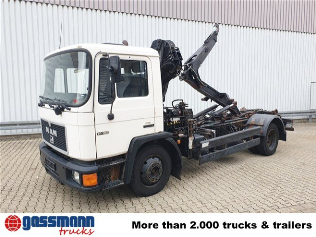 Kamion s kukastom dizalicom, Kamion s kranom MAN 14.152 F 4x2 BB mit Kran Hiab 060-2: slika Kamion s kukastom dizalicom, Kamion s kranom MAN 14.152 F 4x2 BB mit Kran Hiab 060-2