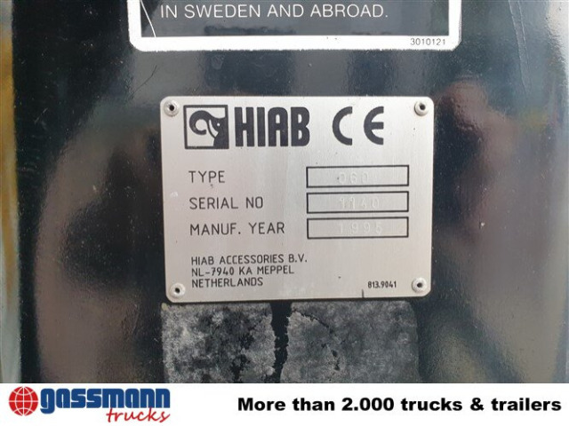 Kamion s kukastom dizalicom, Kamion s kranom MAN 14.152 F 4x2 BB mit Kran Hiab 060-2: slika Kamion s kukastom dizalicom, Kamion s kranom MAN 14.152 F 4x2 BB mit Kran Hiab 060-2