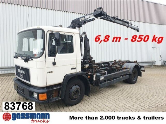 MAN 14.152 F 4x2 BB mit Kran Hiab 060-2 - Kamion s kukastom dizalicom, Kamion s kranom: slika MAN 14.152 F 4x2 BB mit Kran Hiab 060-2 - Kamion s kukastom dizalicom, Kamion s kranom MAN 14.152 F 4x2 BB mit Kran Hiab 060-2 - Kamion s kukastom dizalicom, Kamion s kranom: slika MAN 14.152 F 4x2 BB mit Kran Hiab 060-2 - Kamion s kukastom dizalicom, Kamion s kranom