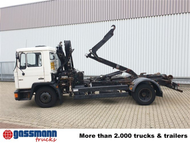 Kamion s kukastom dizalicom, Kamion s kranom MAN 14.152 F 4x2 BB mit Kran Hiab 060-2: slika Kamion s kukastom dizalicom, Kamion s kranom MAN 14.152 F 4x2 BB mit Kran Hiab 060-2