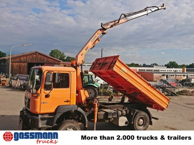 MAN 19.293 4x4 BL mit Kran Meiller MK77RS2 - Kiper, Kamion s kranom: slika MAN 19.293 4x4 BL mit Kran Meiller MK77RS2 - Kiper, Kamion s kranom MAN 19.293 4x4 BL mit Kran Meiller MK77RS2 - Kiper, Kamion s kranom: slika MAN 19.293 4x4 BL mit Kran Meiller MK77RS2 - Kiper, Kamion s kranom