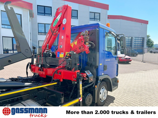 Kamion s kukastom dizalicom, Kamion s kranom MAN TGL 12.180/210 4x2 BB, City-Abroller, Kran AMCO: slika Kamion s kukastom dizalicom, Kamion s kranom MAN TGL 12.180/210 4x2 BB, City-Abroller, Kran AMCO