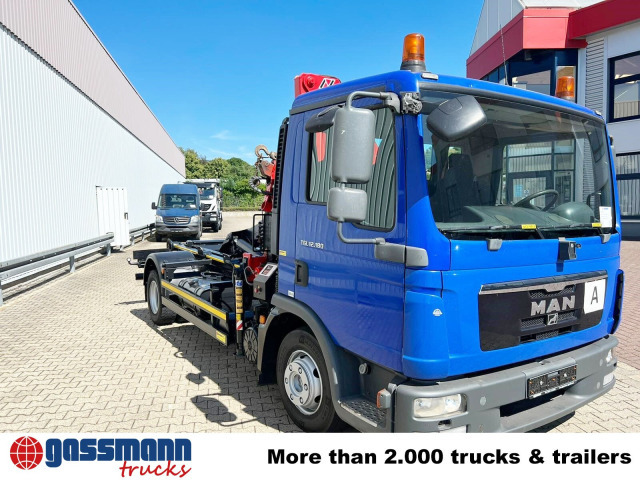 Kamion s kukastom dizalicom, Kamion s kranom MAN TGL 12.180/210 4x2 BB, City-Abroller, Kran AMCO: slika Kamion s kukastom dizalicom, Kamion s kranom MAN TGL 12.180/210 4x2 BB, City-Abroller, Kran AMCO