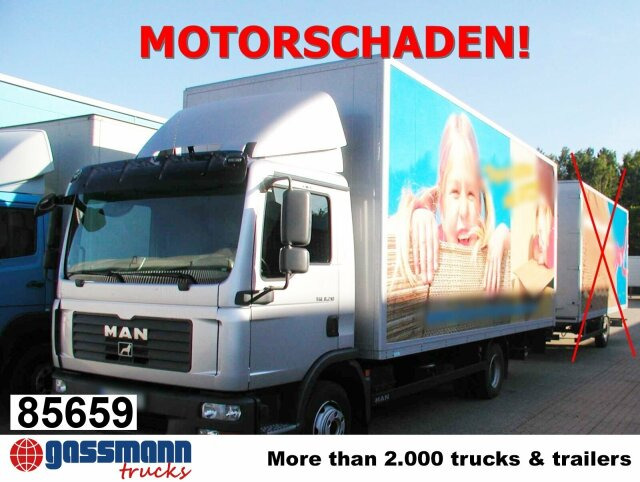 MAN TGL 8.210 4X2 BL mit LBW MBB, MOTORSCHADEN! - Kamion sandučar: slika MAN TGL 8.210 4X2 BL mit LBW MBB, MOTORSCHADEN! - Kamion sandučar MAN TGL 8.210 4X2 BL mit LBW MBB, MOTORSCHADEN! - Kamion sandučar: slika MAN TGL 8.210 4X2 BL mit LBW MBB, MOTORSCHADEN! - Kamion sandučar