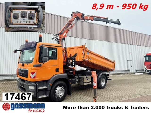 MAN TGM 18.290 4X2 BB mit Kran Atlas AK 92.2-A2, - Kiper, Kamion s kranom: slika MAN TGM 18.290 4X2 BB mit Kran Atlas AK 92.2-A2, - Kiper, Kamion s kranom MAN TGM 18.290 4X2 BB mit Kran Atlas AK 92.2-A2, - Kiper, Kamion s kranom: slika MAN TGM 18.290 4X2 BB mit Kran Atlas AK 92.2-A2, - Kiper, Kamion s kranom