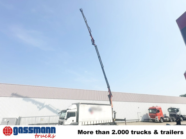 Kamion s otvorenim sandukom, Kamion s kranom MAN TGS 26.400 6x2-4 LL, Lenk-/Lift, Edscha,: slika Kamion s otvorenim sandukom, Kamion s kranom MAN TGS 26.400 6x2-4 LL, Lenk-/Lift, Edscha,