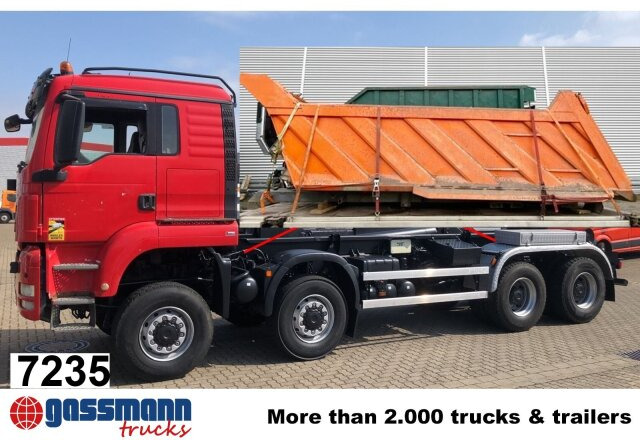 MAN TGS 41.480 8X8 BB, Bender Stahlmulde ca. 18m³, - Kamion-šasija: slika MAN TGS 41.480 8X8 BB, Bender Stahlmulde ca. 18m³, - Kamion-šasija MAN TGS 41.480 8X8 BB, Bender Stahlmulde ca. 18m³, - Kamion-šasija: slika MAN TGS 41.480 8X8 BB, Bender Stahlmulde ca. 18m³, - Kamion-šasija
