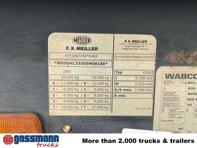 Meiller MHPS 12/27, Stahlmulde ca. 26m³, Liftachse - Kiper poluprikolica: slika Meiller MHPS 12/27, Stahlmulde ca. 26m³, Liftachse - Kiper poluprikolica Meiller MHPS 12/27, Stahlmulde ca. 26m³, Liftachse - Kiper poluprikolica: slika Meiller MHPS 12/27, Stahlmulde ca. 26m³, Liftachse - Kiper poluprikolica