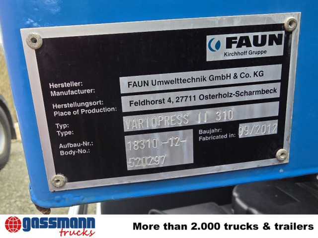 Mercedes-Benz Actros 2032 LA 4x4, Faun Variopress 310 ca. - Kamion za odvoz smeća: slika Mercedes-Benz Actros 2032 LA 4x4, Faun Variopress 310 ca. - Kamion za odvoz smeća Mercedes-Benz Actros 2032 LA 4x4, Faun Variopress 310 ca. - Kamion za odvoz smeća: slika Mercedes-Benz Actros 2032 LA 4x4, Faun Variopress 310 ca. - Kamion za odvoz smeća