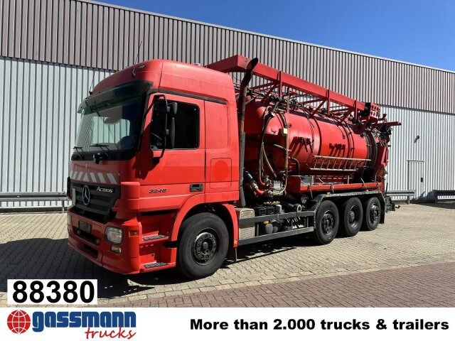 Mercedes-Benz Actros 3246 L 8x2, Hellmers Saug- und Spülwagen - Cestovna čistilica: slika Mercedes-Benz Actros 3246 L 8x2, Hellmers Saug- und Spülwagen - Cestovna čistilica Mercedes-Benz Actros 3246 L 8x2, Hellmers Saug- und Spülwagen - Cestovna čistilica: slika Mercedes-Benz Actros 3246 L 8x2, Hellmers Saug- und Spülwagen - Cestovna čistilica