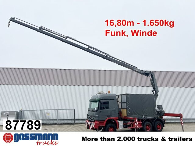 Mercedes-Benz Actros 3346 AK 6x6, 134t Anhängelast WSK, - Kamion s otvorenim sandukom, Kamion s kranom: slika Mercedes-Benz Actros 3346 AK 6x6, 134t Anhängelast WSK, - Kamion s otvorenim sandukom, Kamion s kranom Mercedes-Benz Actros 3346 AK 6x6, 134t Anhängelast WSK, - Kamion s otvorenim sandukom, Kamion s kranom: slika Mercedes-Benz Actros 3346 AK 6x6, 134t Anhängelast WSK, - Kamion s otvorenim sandukom, Kamion s kranom