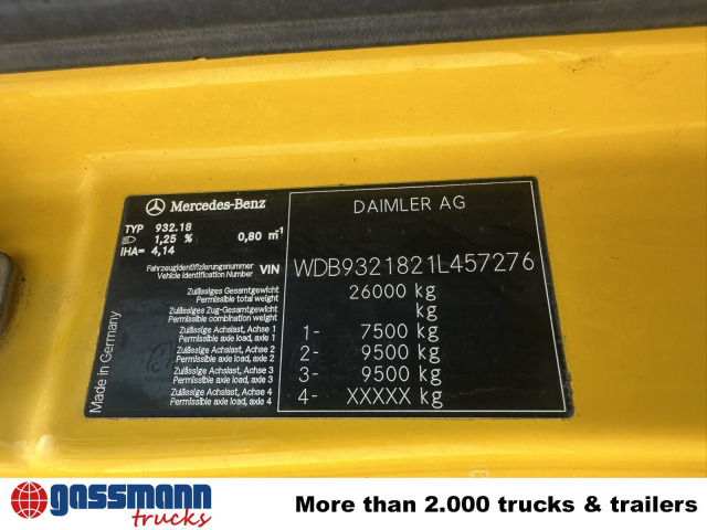 Kamion-šasija Mercedes-Benz Actros 3348 AK 6x6: slika Kamion-šasija Mercedes-Benz Actros 3348 AK 6x6