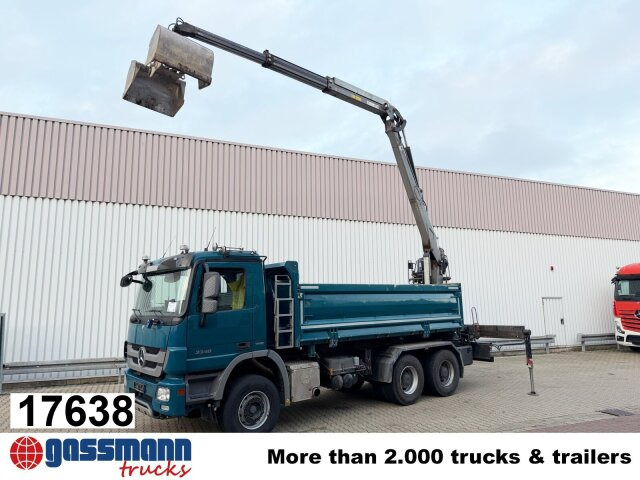 Mercedes-Benz Actros 3348 K 6x4, beidseitig Bormatik, Heckkran - Kiper, Kamion s kranom: slika Mercedes-Benz Actros 3348 K 6x4, beidseitig Bormatik, Heckkran - Kiper, Kamion s kranom Mercedes-Benz Actros 3348 K 6x4, beidseitig Bormatik, Heckkran - Kiper, Kamion s kranom: slika Mercedes-Benz Actros 3348 K 6x4, beidseitig Bormatik, Heckkran - Kiper, Kamion s kranom