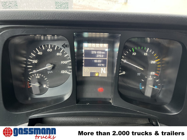 Kamion s otvorenim sandukom, Kamion s kranom Mercedes-Benz Antos 2540 L 6x2, Lenkachse, HMF 2110-L3: slika Kamion s otvorenim sandukom, Kamion s kranom Mercedes-Benz Antos 2540 L 6x2, Lenkachse, HMF 2110-L3