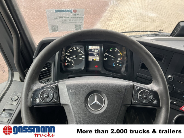 Kamion s otvorenim sandukom, Kamion s kranom Mercedes-Benz Antos 2540 L 6x2, Lenkachse, HMF 2110-L3: slika Kamion s otvorenim sandukom, Kamion s kranom Mercedes-Benz Antos 2540 L 6x2, Lenkachse, HMF 2110-L3
