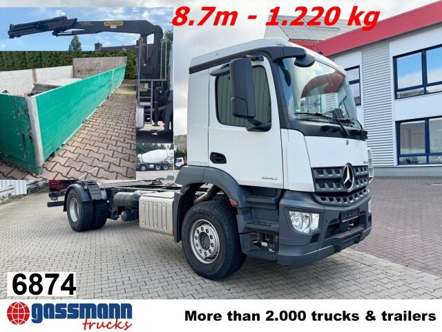Mercedes-Benz Arocs 1840 L 4x2, Kran Palfinger PK12001L, - Kamion s otvorenim sandukom, Kamion s kranom: slika Mercedes-Benz Arocs 1840 L 4x2, Kran Palfinger PK12001L, - Kamion s otvorenim sandukom, Kamion s kranom Mercedes-Benz Arocs 1840 L 4x2, Kran Palfinger PK12001L, - Kamion s otvorenim sandukom, Kamion s kranom: slika Mercedes-Benz Arocs 1840 L 4x2, Kran Palfinger PK12001L, - Kamion s otvorenim sandukom, Kamion s kranom
