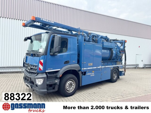 Mercedes-Benz Arocs 1843 L 4x2, Müller Canalmaster ca. 8m³, - Cestovna čistilica: slika Mercedes-Benz Arocs 1843 L 4x2, Müller Canalmaster ca. 8m³, - Cestovna čistilica Mercedes-Benz Arocs 1843 L 4x2, Müller Canalmaster ca. 8m³, - Cestovna čistilica: slika Mercedes-Benz Arocs 1843 L 4x2, Müller Canalmaster ca. 8m³, - Cestovna čistilica