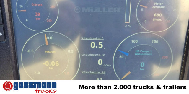 Mercedes-Benz Arocs 1843 L 4x2, Müller Canalmaster ca. 8m³, - Cestovna čistilica: slika Mercedes-Benz Arocs 1843 L 4x2, Müller Canalmaster ca. 8m³, - Cestovna čistilica Mercedes-Benz Arocs 1843 L 4x2, Müller Canalmaster ca. 8m³, - Cestovna čistilica: slika Mercedes-Benz Arocs 1843 L 4x2, Müller Canalmaster ca. 8m³, - Cestovna čistilica