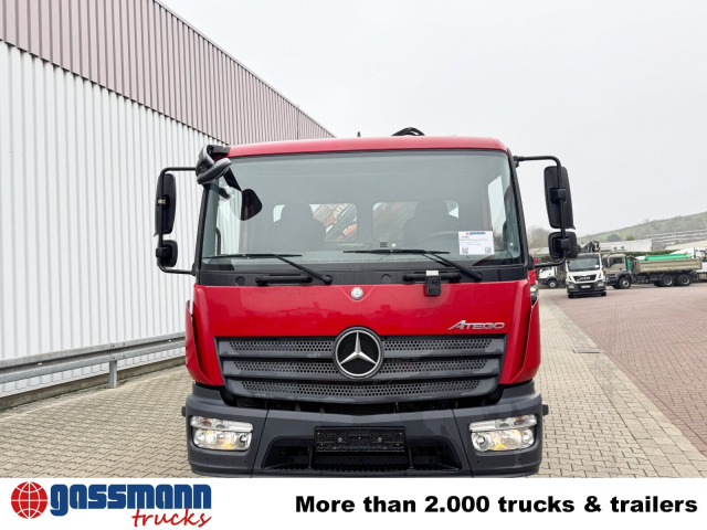 Kiper, Kamion s kranom Mercedes-Benz Atego 1221 K 4x2 mit Kran Atlas AK 75.2, Funk,: slika Kiper, Kamion s kranom Mercedes-Benz Atego 1221 K 4x2 mit Kran Atlas AK 75.2, Funk,