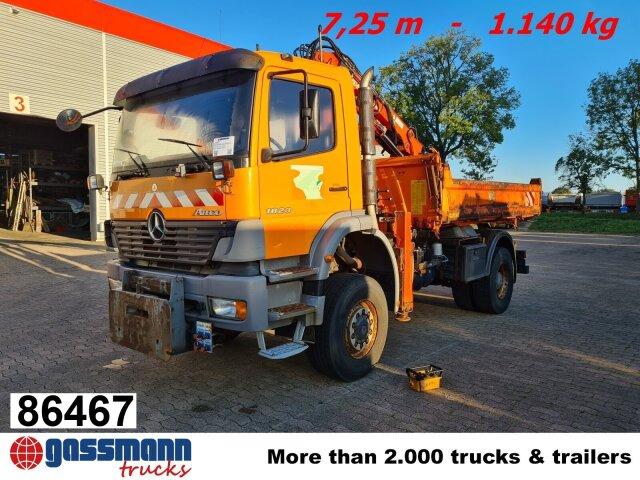 Mercedes-Benz Atego 1823 AK 4x4 mit Kran Atlas 85.2, Funk, - Kiper, Kamion s kranom: slika Mercedes-Benz Atego 1823 AK 4x4 mit Kran Atlas 85.2, Funk, - Kiper, Kamion s kranom Mercedes-Benz Atego 1823 AK 4x4 mit Kran Atlas 85.2, Funk, - Kiper, Kamion s kranom: slika Mercedes-Benz Atego 1823 AK 4x4 mit Kran Atlas 85.2, Funk, - Kiper, Kamion s kranom