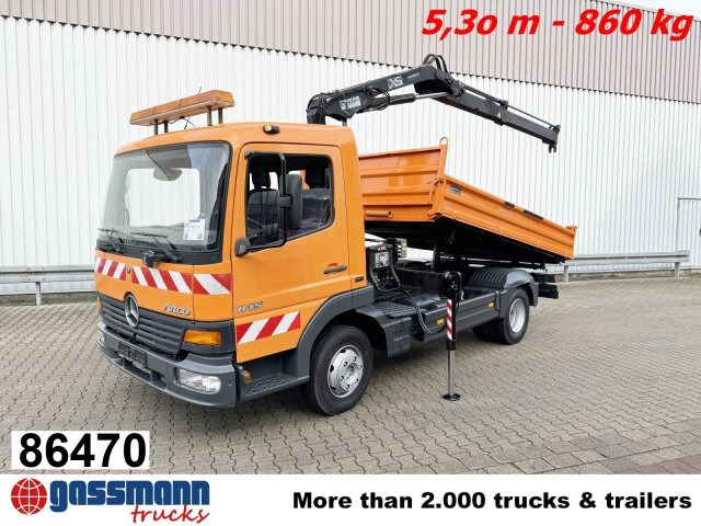 Mercedes-Benz Atego 815 K 4x2 mit Kran Hiab 055 B-1 CL - Kiper, Kamion s kranom: slika Mercedes-Benz Atego 815 K 4x2 mit Kran Hiab 055 B-1 CL - Kiper, Kamion s kranom Mercedes-Benz Atego 815 K 4x2 mit Kran Hiab 055 B-1 CL - Kiper, Kamion s kranom: slika Mercedes-Benz Atego 815 K 4x2 mit Kran Hiab 055 B-1 CL - Kiper, Kamion s kranom