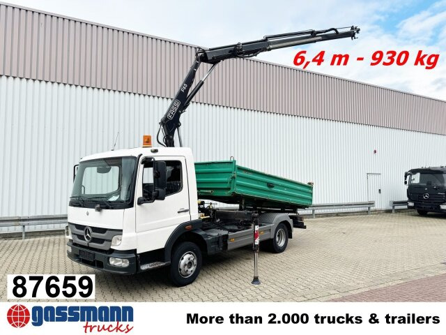 Mercedes-Benz Atego 918 KK 4x2, 2x AHK, Kran Fassi F65 - Kiper, Kamion s kranom: slika Mercedes-Benz Atego 918 KK 4x2, 2x AHK, Kran Fassi F65 - Kiper, Kamion s kranom Mercedes-Benz Atego 918 KK 4x2, 2x AHK, Kran Fassi F65 - Kiper, Kamion s kranom: slika Mercedes-Benz Atego 918 KK 4x2, 2x AHK, Kran Fassi F65 - Kiper, Kamion s kranom