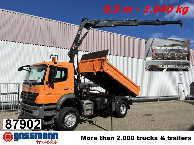 Mercedes-Benz Axor 1829 AK 4x4 mit Kran Hiab XS 111BS-3 HiDuo, - Kiper, Kamion s kranom: slika Mercedes-Benz Axor 1829 AK 4x4 mit Kran Hiab XS 111BS-3 HiDuo, - Kiper, Kamion s kranom Mercedes-Benz Axor 1829 AK 4x4 mit Kran Hiab XS 111BS-3 HiDuo, - Kiper, Kamion s kranom: slika Mercedes-Benz Axor 1829 AK 4x4 mit Kran Hiab XS 111BS-3 HiDuo, - Kiper, Kamion s kranom