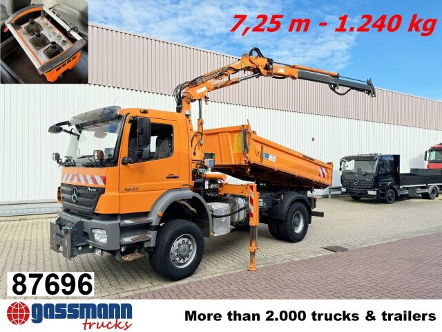 Mercedes-Benz Axor 1833 AK 4x4, Winterdienstausstattung, Kran - Kiper, Kamion s kranom: slika Mercedes-Benz Axor 1833 AK 4x4, Winterdienstausstattung, Kran - Kiper, Kamion s kranom Mercedes-Benz Axor 1833 AK 4x4, Winterdienstausstattung, Kran - Kiper, Kamion s kranom: slika Mercedes-Benz Axor 1833 AK 4x4, Winterdienstausstattung, Kran - Kiper, Kamion s kranom